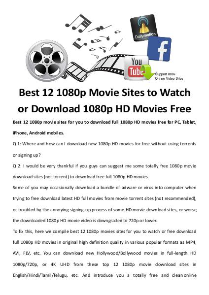 Download Hd Movies 1080p Free